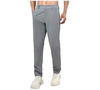 Aislor Men's Spring-Summer Golf Cool-Sense Casual Trousers, Wide-Leg Sport Pants Gray 5XL