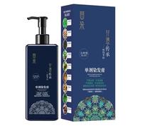 Aislor Natural Hair Color Cream 300ml For Women Girls Long Lasting Botanic Dye Cover White Hair Easy Application Black One Size