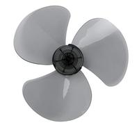Aislor Plastic Fan Blades Replacement Part Fits for 16-inch Standing Pedestal Fan or Table Fanner Grey 12 Inch