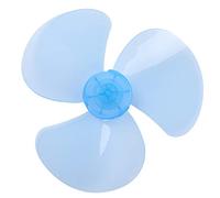 Aislor Plastic Fan Blades Replacement Part Fits for 16-inch Standing Pedestal Fan or Table Fanner Sky Blue 12 Inch