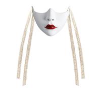 Aislor Steampunk Face Mask Adjustable Breathable Half Cover for Cosplay & Halloween Costume Type B One Size