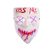 Aislor Unisex Costume Halloween Mask Max Fun Halloween Scary Horror Party Creepy Mask Carnival Accessory Items Purple One Size