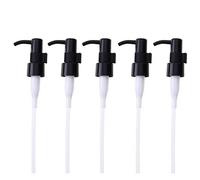 Aislor Universal Dispenser Pump Head Replacement Spare Plastic Fit Shampoo Conditioner Lotion Liquid Spring Dispenser Pump Black 24mm