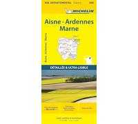 Aisne Ardennes Marne - Michelin Local Map 306: Map