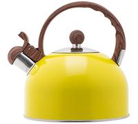 AISNXOQI 2.5l Water Kettle Stainless Steel Stovetop Tea Kettle Whistling Tea Pot With Wooden Handle Kettle For Kitchen Tool Multi-purpose