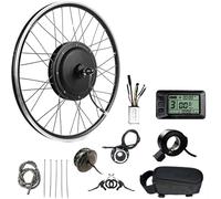 AISNXOQI 20"/24"/26"/27.5"/28"/29"/700c Front Wheel Motor E-bike Conversion Kit, 36v/48v Upgraded Brushless Hub Motor For Electric Bicycle With Lcd Display,36v/500w-24, 48V/500W, 700C