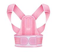 AISNXOQI Adjustable Back Posture Corrector Brace Support Belt Posture Corset Correction for Students Children Effectively Solving The Hunchback Bending Over Sitting Not Straight,Pink,M