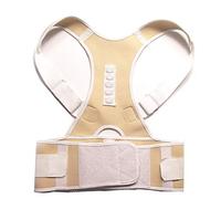 AISNXOQI Adjustable Magnetic Posture Corrector Corset Back Brace Back Belt Lumbar Support Straight Corrector for Men Women S-XXL (Color : Nude, Size : Small)