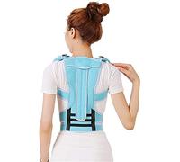 AISNXOQI Adjustable Posture Corrector Back Support Shoulder Lumbar Brace Support Corset Back Belt for Men Women Improve Shoulder Upper (Color : Blue, Size : Large) Tools