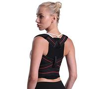 AISNXOQI Adjustable Posture Corrector for Women and Men Back Support Shoulder Back Brace Posture Correction Spine Posture Corrector Postural Fixer Tape (Color : Black, Size : XX-Large)