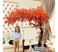 AISNXOQI Artificial Japanese Maple Tree, Simulation Maple Tree, Wishing Tree, Artificial Plant For Outside Fall Decor, Fake Autumn Tree 1.8x1.5m/5.9x4.9ft