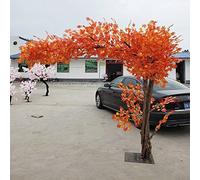 AISNXOQI Artificial Japanese Maple Tree, Simulation Maple Tree, Wishing Tree, Artificial Plant For Outside Fall Decor, Fake Autumn Tree 4x4m/13x13ft