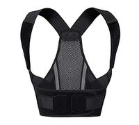 AISNXOQI Back Correction Belt Posture Corrector for Women Adjustable Providing Pain Relief from Neck Back Shoulder for Humpback Straight Kyphosis Bad Posture,Black,L
