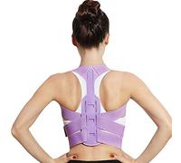 AISNXOQI Brace Support Belt Adjustable Back Posture Corrector Clavicle Spine Back Shoulder Lumbar Posture Correction (Color : Blue, Size : Medium) Tools