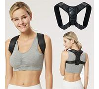 AISNXOQI Brace Support Belt Adjustable Back Support Posture Corrector Men Women Clavicle Spine Back Shoulder Lumbar Posture Correction (Size : Medium)