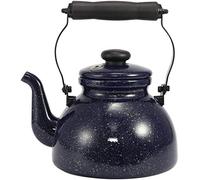 AISNXOQI Enamel Coffee Pot Teapot 2000Ml High Capacity Kettle Ideal for Afternoon Tea Ideal for Home/Office/Travel/Camping Reusable