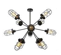 AISNXOQI Faucet E27 Black Light Industrial Rustic Chandeliers Sputnik Chandelier Farmhouse Lighting Chandelier Modern Chic Industrial Dining .Light Water-tap