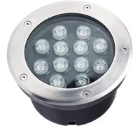 AISNXOQI Landscape Lights Led Well Lights 85-265v In Ground Uplights Ip67 Waterproof Landscape Lighting For Garden Lighting Step Path Deck, Yellow Light, 24W
