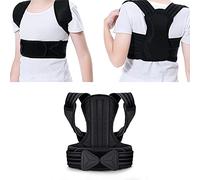 AISNXOQI Posture Corrector for Men Women,Adjustable and Breathable Upper Back Brace Providing Pain Relief for Neck,Spine,Back,Shoulders, Improves Posture and Provides Back Support,M