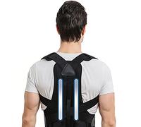 AISNXOQI Posture Corrector for Men Women Adjustable Design Back Straightener Breathable Clavicle Support Providing Pain Relief from Neck Back and Shoulder,M