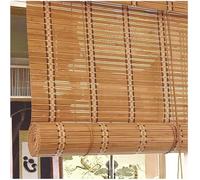 AISNXOQI Roller Blinds Ti-uv,bamboo Roll Up Window Blind Light Filtering Sun Shade,bamboo Shades 50-160cm Wide,home Louver Curtain For Outdoor Indoor, 140x180cm/55x71in