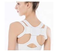 AISNXOQI XXL-S Back Shoulder Posture Corrector Adult Children Corset Spine Support Belt Correction Brace Orthotics Correct Posture Health (Color : L Black)