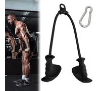 Aisny Triceps Rope, Ergonomic Non-Slip Handle Triceps Rope Twisted Rope Triceps Training Device Grip Aids Strength Training Muscle Training Accessories for Gym Home