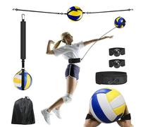 Aisny Volleyball Training Equipment Set, Volleyball Accessories Resistance Band Resistance Belt Adjustable Solo Practice Kit for Volleyball Serve Volleyball Spike Volleyball Catch