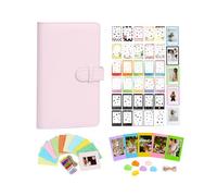 Aisnyho Instant Film Accessories Kit for Instax Mini LiPlay 12 11 9 8+ 8 evo 99 SE 40 90 70 50S 26 25 7S Camera,Include Album/Film Stickers/Mini Frames/Colorful Clip (Blossom Pink)