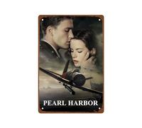 AISONSITE Pearl Harbor Movie Man Cave Decor War Movie Poster Metal Wall Tin Sign Retro Gift Vintage Decorations 8"x12"