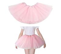 AISOO Girls Tutu Skirts Toddler Kids Princess Dress 3 Layered Ruffle Tiered Ballet Dance Performance Tulle Costumes for Christmas Halloween New Year Birthday Theme Party Holiday Wedding Daily Wear