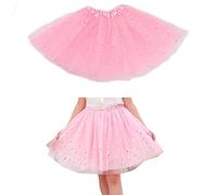 AISOO Girls Tutu Skirts Toddler Kids Princess Dress Ruffle Tiered Ballet Dance Performance Tulle Costumes for Christmas Halloween New Year Birthday Theme Party Holiday Wedding Daily Wear, Pink