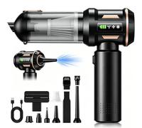 Aisoso Handheld Vacuum Cleaner,27000Pa 4-in-1 Car Powerful Vacuum Cleaner,Cyclonic Suction Portable Vacuum Cordless with Digital Display,Lightweight,Brushless Motor,for Home,Car,Office,Pet Hair