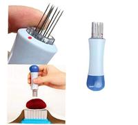 Aisoway Knitting Needles Felting Handle Clover with Seven Needles Wool Tool Applique Craft Sewing Tools Accessory