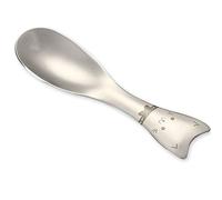Aisoway Short Handle Spoon Cat Pattern Decor Teaspoon Stainless Steel Coffee Scoop for Tea Sugar Ice Cream Stirring Cooking