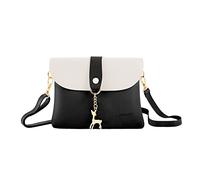 AISPARKY Handbag Teenager Girls Purse Crossbody Leather Small Purse PU Bag Gifts for Children Girls Toddlers with Strap Strap, black, saml