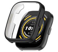 AISPORTS 2 Pack Bumper Case Compatible for Amazfit Bip 5 Screen Protector, Soft TPU Silicone Watch Case Shockproof Scratch Resistant Full Coverage Shell Skin Protective Case Cover for Amazfit Bip 5