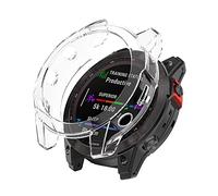 AISPORTS 2 Pack Compatible for Garmin Fenix 7 Pro Case, Ultra-Thin Soft Flexible TPU Silicone Edge Bumper Case Shockproof Impact Resistant Frame Shell Protective Case Cover for Garmin Fenix 7 Pro