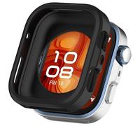 AISPORTS 2 Pack Compatible for Huawei Watch Fit 4 Pro Case, Soft Flexible Silicone Edge Bumper Case Shockproof Impact Resistant Frame Shell Protective Cover for Huawei Fit 4 Pro