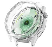 AISPORTS 2 Pack Compatible for Huawei Watch GT 6 46mm Case, Hard PC Edge Bumper Case Shockproof Impact Resistant Watch Dial Circle Frame Shell Skin Protective Cover for Huawei GT 6 46mm