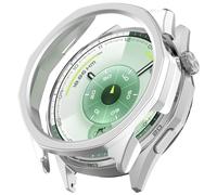 AISPORTS 2 Pack Compatible for Huawei Watch GT 6 46mm Case, Hard PC Edge Bumper Case Shockproof Impact Resistant Watch Dial Circle Frame Shell Skin Protective Cover for Huawei GT 6 46mm