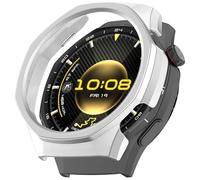 AISPORTS 2 Pack Compatible for Huawei Watch GT 6 Pro 46mm Case, Hard PC Edge Bumper Case Shockproof Impact Resistant Watch Dial Circle Frame Shell Skin Protective Cover for Huawei GT 6 Pro 46mm