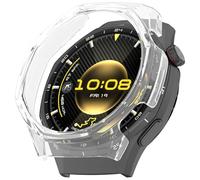AISPORTS 2 Pack Compatible for Huawei Watch GT 6 Pro 46mm Case, Hard PC Edge Bumper Case Shockproof Impact Resistant Watch Dial Circle Frame Shell Skin Protective Cover for Huawei GT 6 Pro 46mm