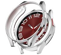 AISPORTS 2 Pack Compatible for Samsung Galaxy Watch 6 Classic 47mm Case, Ultra-Thin Soft TPU Silicone Edge Bumper Case Shockproof Frame Shell Skin Protective Case Cover for Galaxy Watch 6 Classic 47mm