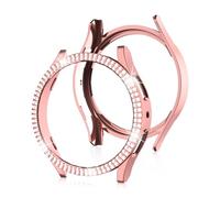 AISPORTS 2 Pack Compatible for Samsung Galaxy Watch 7 40mm Case for Women, Hard PC Edge Bumper Case Bling Glitter Crystal Diamond Rhinestone Frame Shell Protective Case Cover for Galaxy Watch 7 40mm