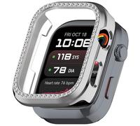 AISPORTS 2 Pack Compatible with Huawei Watch D2 Case for Women, Hard PC Edge Bumper Case Shockproof Bling Glitter Crystal Diamond Rhinestone Dial Frame Shell Protective Case Cover for Huawei Watch D2