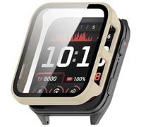 AISPORTS 2 Pack Watch Case Compatible for Garmin Venu X1 Screen Protector, Hard PC Bumper Case HD Clear Tempered Glass Film Scratch Resistant Shell Skin Protective Case Cover for Garmin Venu X1