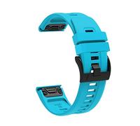 AISPORTS 26mm Quick Fit Watch Strap Compatible with Garmin Quatix 7X Solar/6X Solar/3 Strap Silicone Sport Wristband Replacement Strap for Garmin Instinct 2X/Epix Pro Gen 2 51mm/Descent MK1/MK2/MK2i