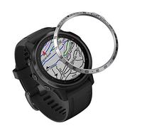 AISPORTS Bezel Ring Compatible with Garmin Fenix 6S/6S Pro/6S Sapphire Bezel Loop Adhesive Cover Anti Scratch Stainless Steel Metal Bezel Styling Protective Case Cover for Fenix 6S/6S Pro/6S Sapphire