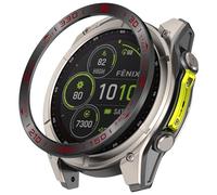 AISPORTS Bezel Styling Compatible with Garmin Tactix 8 51mm Solar Bezel Ring Adhesive Cover Scratch Resistant Stainless Steel Metal Bezel Loop Protective Case Cover for Garmin Tactix 8 51mm Solar